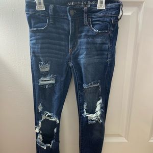 American Eagle ripped jeans